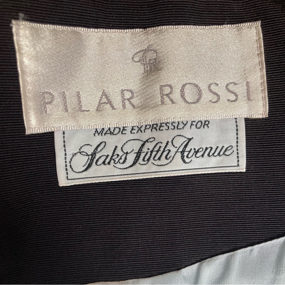 Pilar Rossi for Saks Fifth Avenue Vintage Off-Shoulder Fit & Flare Dress - Picture 6 of 9